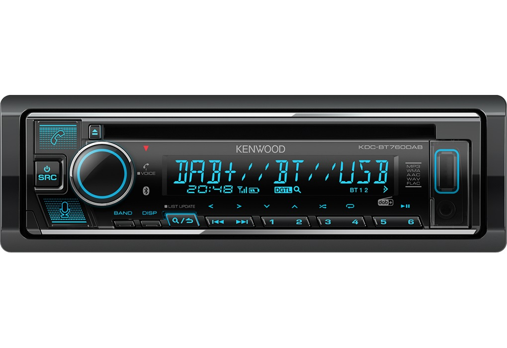 Kenwood KDC-BT760DAB mit DAB+ Bluetooth USB inkl. DAB Antenne