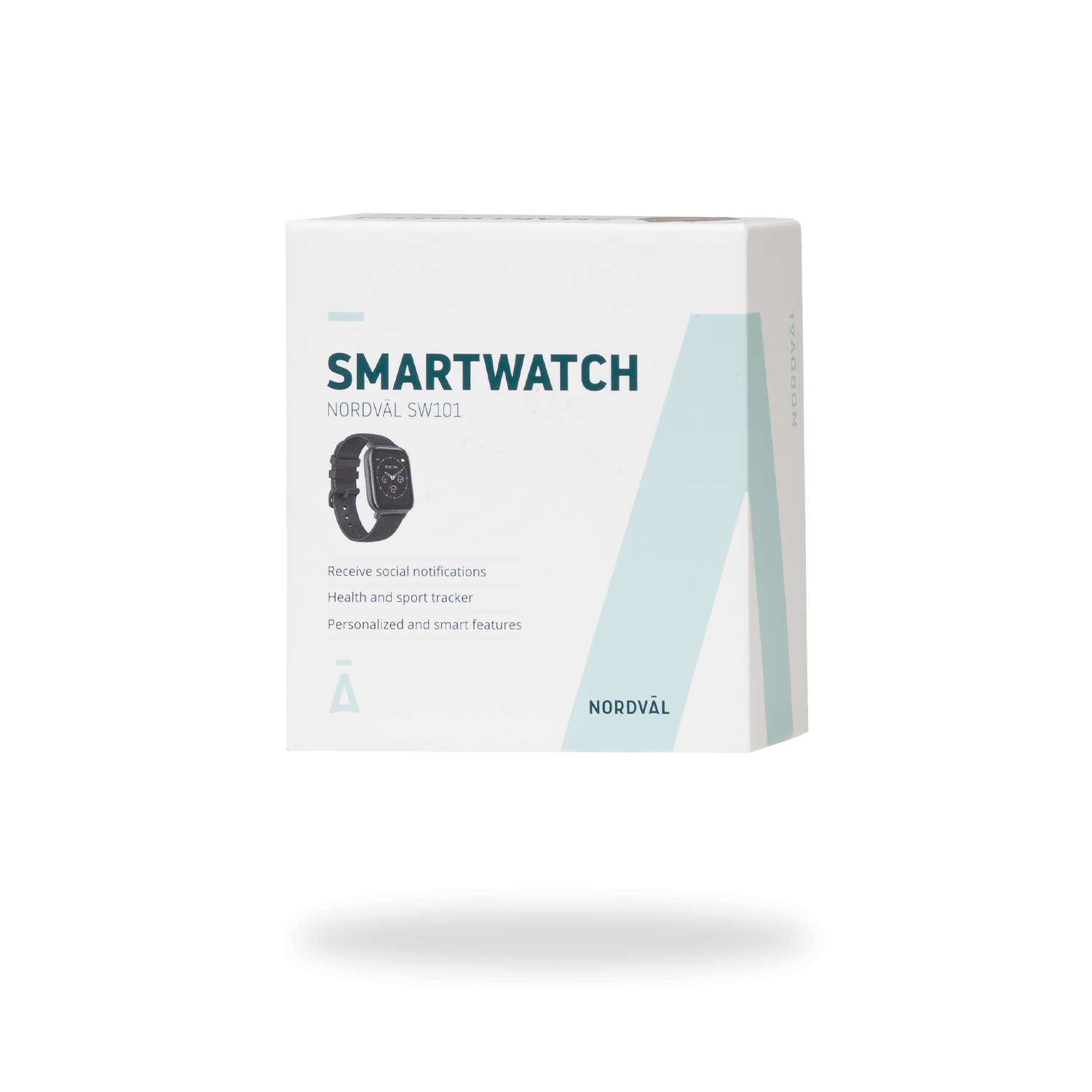 Nordval SW101G Grau Elegante Smartwatch mit integrierten Sportaktivitäten