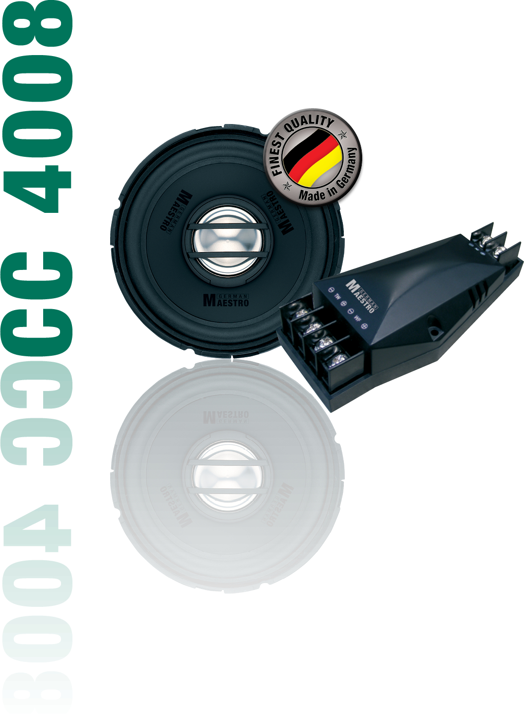 German Maestro CC4008 10 cm (4) 2-Wege Coax