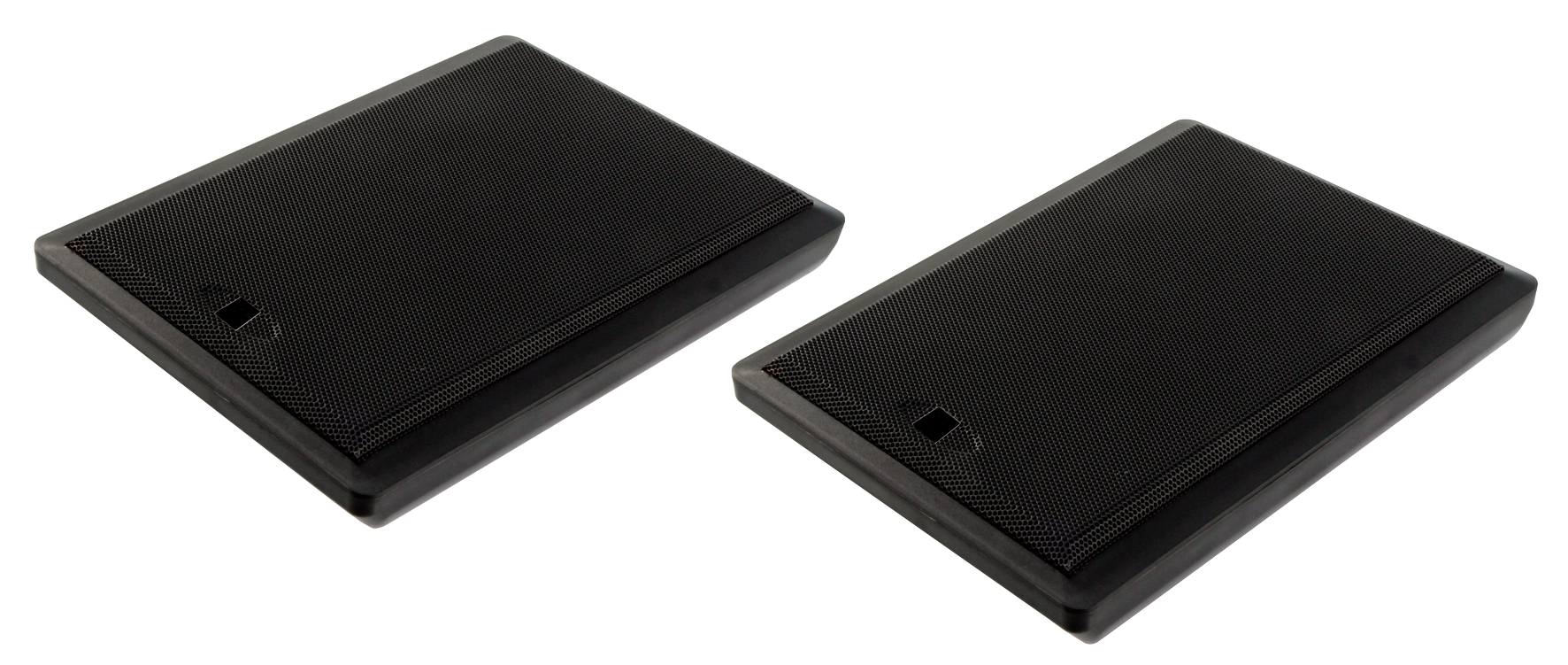 Flatpanel-Lautsprecher, 2-Wege, 4 Ohm, 40 W, 75-20.000 Hz, schwarz, Paar