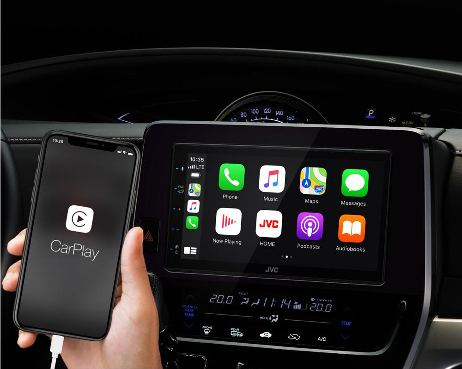 JVC KW-M565DBT - Android Auto / Apple CarPlay / DAB / Bluetooth/ USB