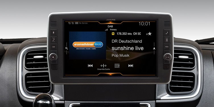 Fiat Ducato III Version 8 - Built-in DAB+ digital radio - X903D-DU8S