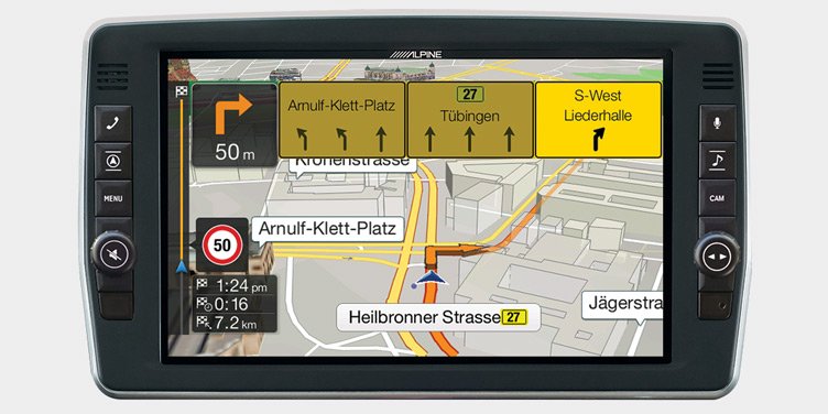 Fiat Ducato III Version 8 - Lane guidance / TMC Route Guidance
